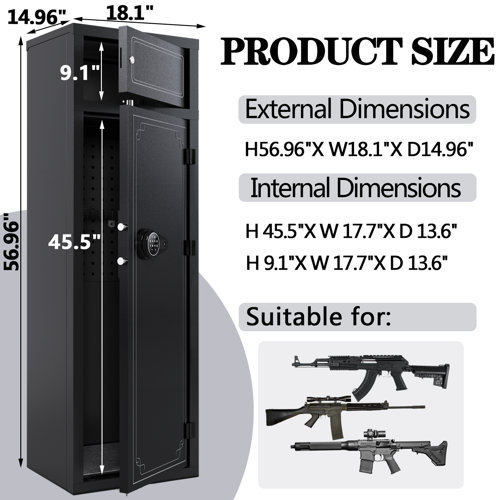Kaer Gun Safe Lock & Reviews Wayfair